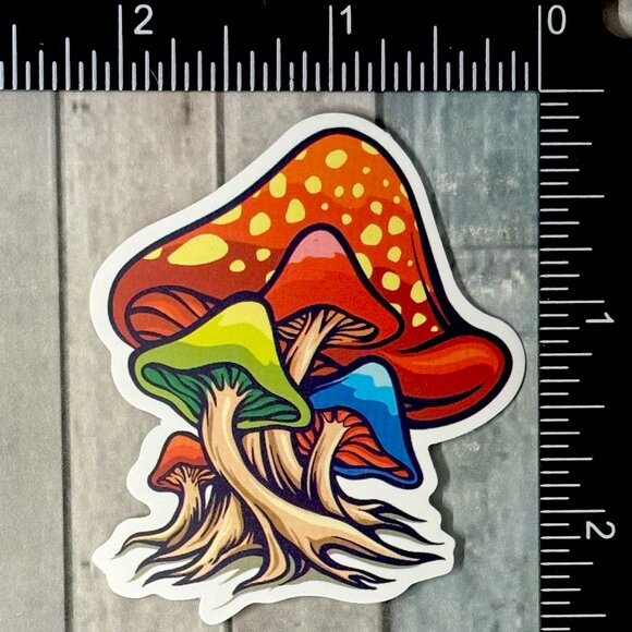 🌀10/$10🌀 Magic Mushroom Waterproof Sticker Decal - Picture 1 of 1